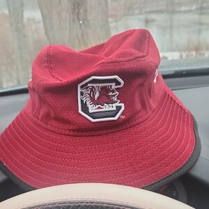 Adidas Black and Red Bucket Hat